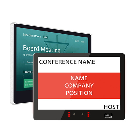 10 Inch Wall Mounted Dual-Camera Conference Reservation Touch Screen