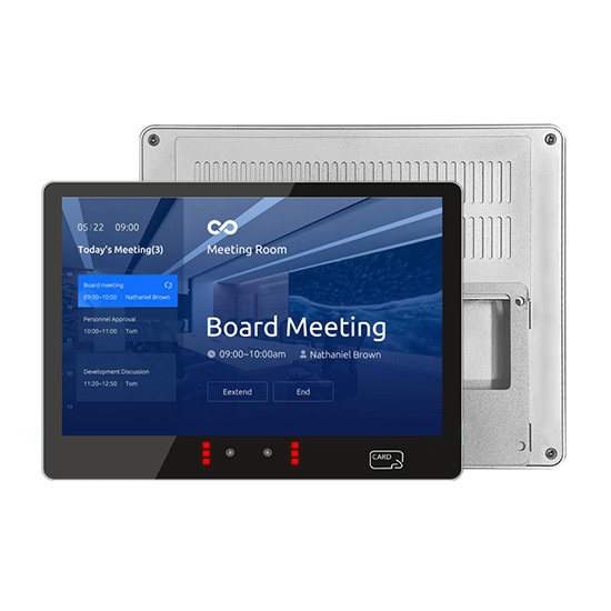 10 Inch Wall Mounted Dual-Camera Conference Reservation Touch Screen