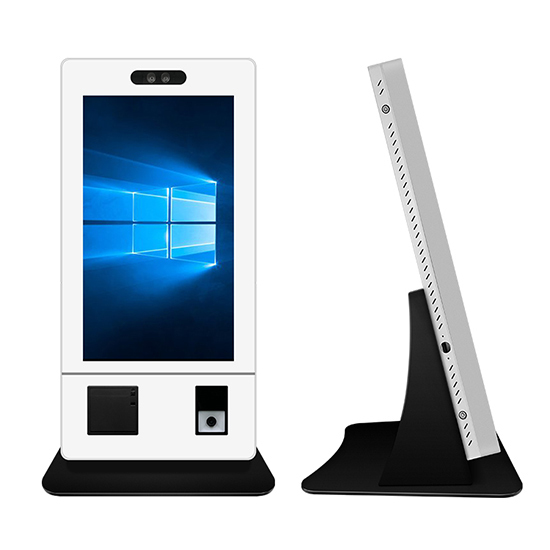 كشك طلب مطعم للخدمة الذاتية لسطح المكتب مقاس 21.5 بوصة