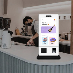 كشك طلب مطعم للخدمة الذاتية لسطح المكتب مقاس 21.5 بوصة