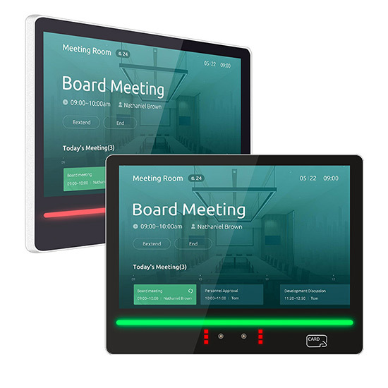 10 Inch Cnc Lighted Meeting Room Digltal Booking Display Conference Tablet