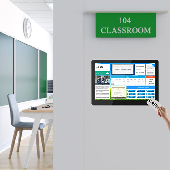 13.3inch Wall Mount Smart Classroom Touch Control Panel Pc