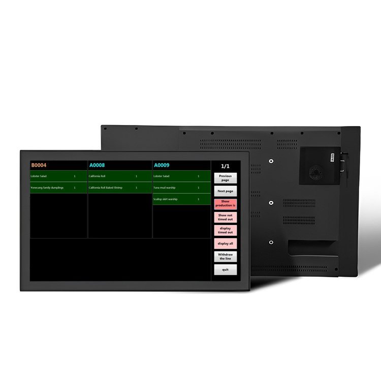 Restaurant KDS Kitchen Display System Tablet für Küchenwand