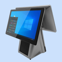 Sistema de punto de venta de caja registradora Pos de pantalla dual para restaurante para restaurantes