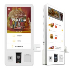 Self Service Restaurant Ordering Payment Kiosk with Printer