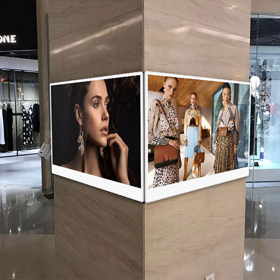 Señalización publicitaria digital con bisel ultraestrecho de 15,6 pulgadas