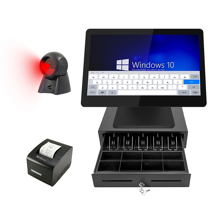 15.6 Inch Touch Screen Point Of Sale Windows Pos Systems Equipment