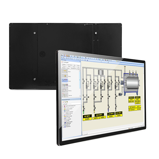 Monitor de pantalla táctil industrial de 27 pulgadas HDMI