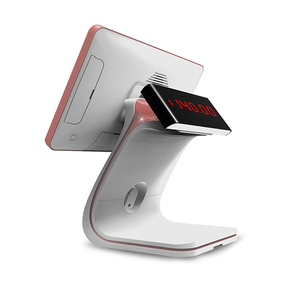 Dual Screen Pos All In One Computer With Customer Display 15.6 Inch
