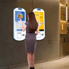 Self Service Payment Monitor Wall Mount Touch Screen Ordering Kiosk