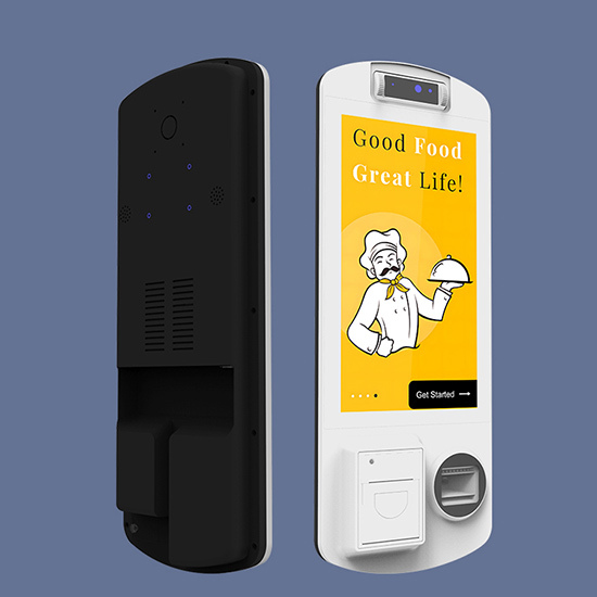 Self Service Payment Monitor Wall Mount Touch Screen Ordering Kiosk