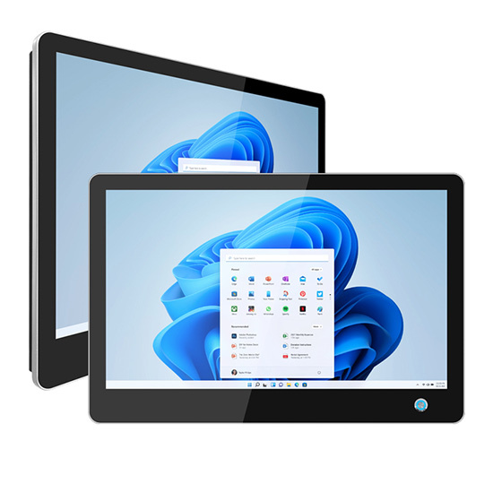 wall mounted industrial touchscreen monitor windows 10
