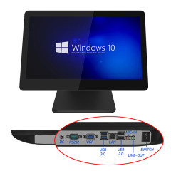 Desktop Windows All in one Touchscreen Monitor for Restaurant Retail
