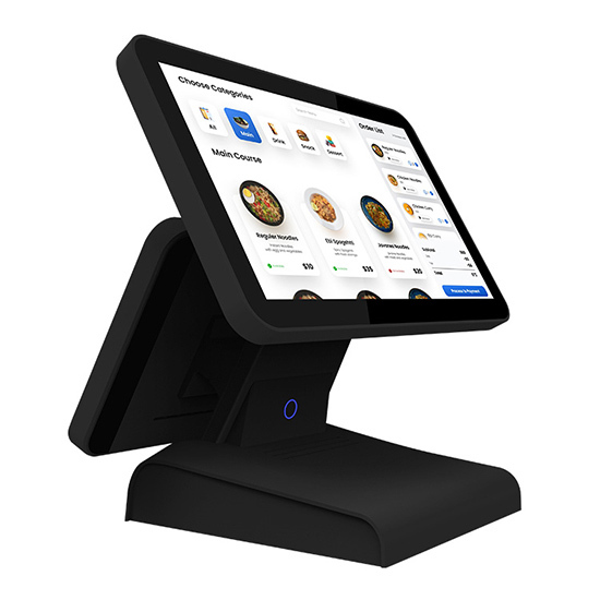 Dual Screen Cash Register Monitor Point Of Sale Display for Restaurant