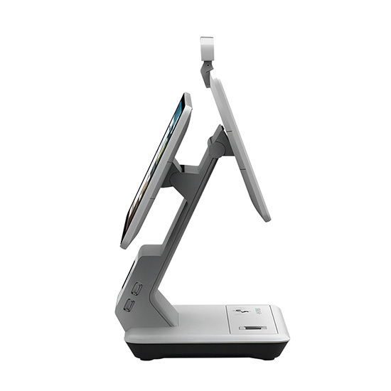 Hardware per punto vendita con stampante a doppio touch screen e tablet POS