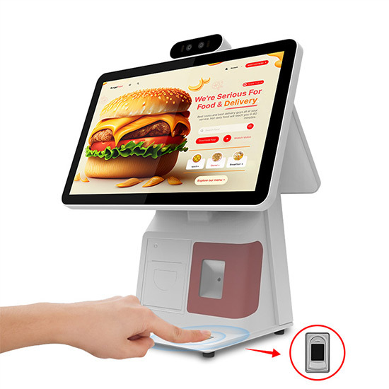 All In One Desktop Hotel Biometric Check In Kiosk Hardware