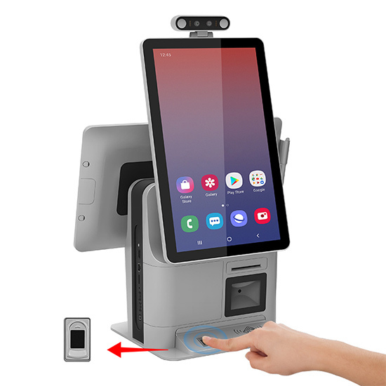 Touch Screen Biometric Access Control Check In Computer