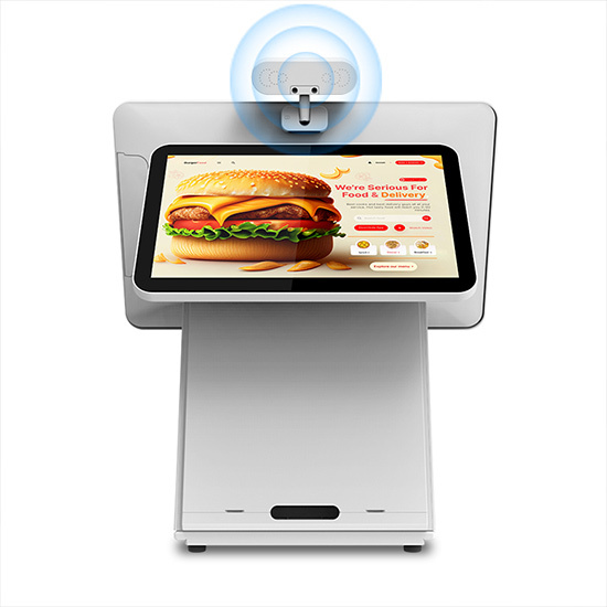 All In One Desktop Hotel Biometric Check In Kiosk Hardware