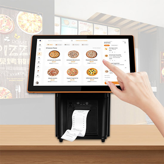 Touch Screen Pos Billing Point Of Sale Machine With Customer Display