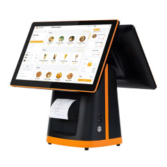 Restaurant Touch Screen Cash Register With Receipt Printer Scanner