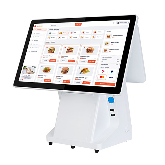 Dual Screen Pos System Touch Screen Monitor