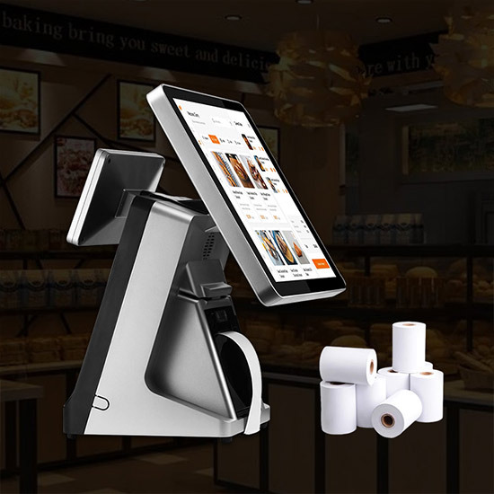 Display del cliente POS del monitor touch screen del punto vendita