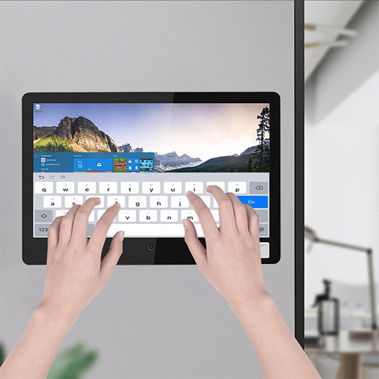 Touch Screen Monitor Meeting Room Scheduling Display With Scanner