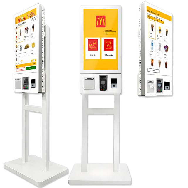 Food Self Ordering Kiosk Point Of Sale Kiosk For Restaurants