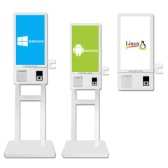 21.5 Inch Floor Standing Self Service Kiosk Fast Food Mcdonald's Kiosk