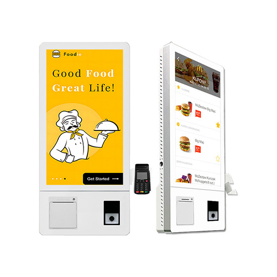 21.5 Inch Automated Self Service Kiosk Touch Screen Monitor Wall Mount