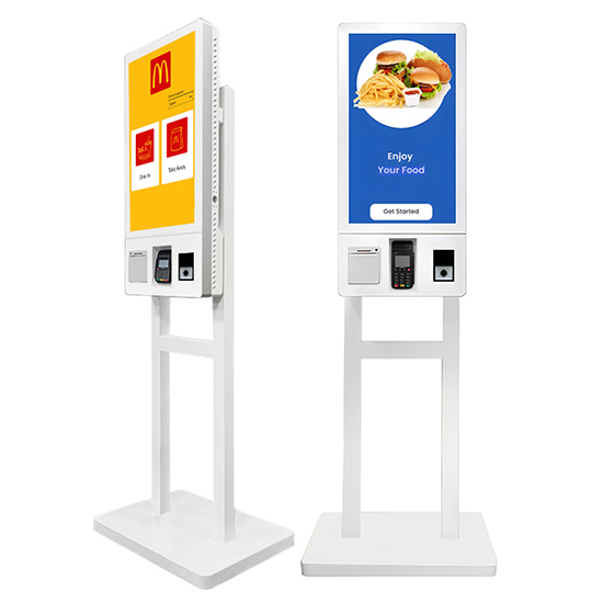 24 Inch KFC Digital Floor Standing Food Ordering Kiosk Machine