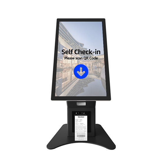 15.6 Inch Desktop Self Service Check In Kiosk Checkin Machine