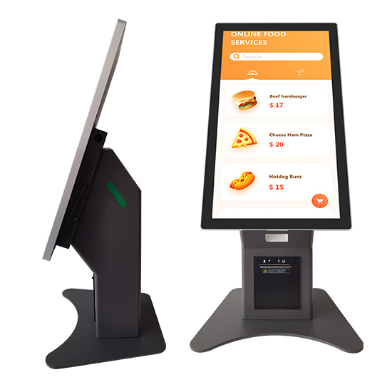 15.6 Inch Desktop Self Service Check In Kiosk Checkin Machine