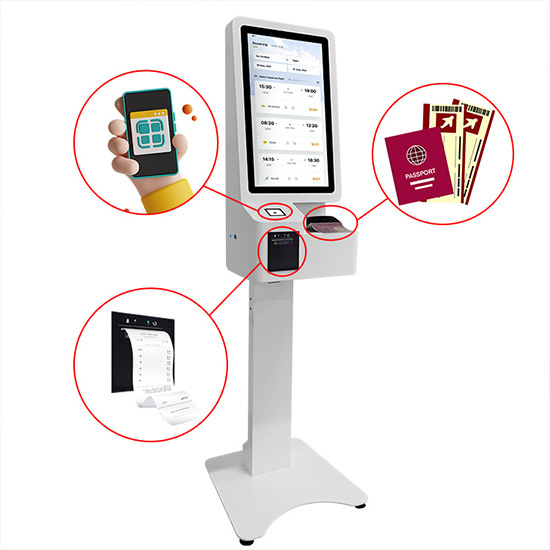 32 Inch Self Service Checkin Passport Kiosk Windows 10