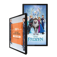 Wall Mount 15.6 Inch Digital Signage Screen CMS Lcd Advertising Screen