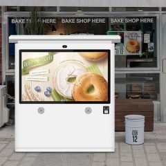 Outdoor Touch Screen Digital Display Board With NFC Camera QR Scanner