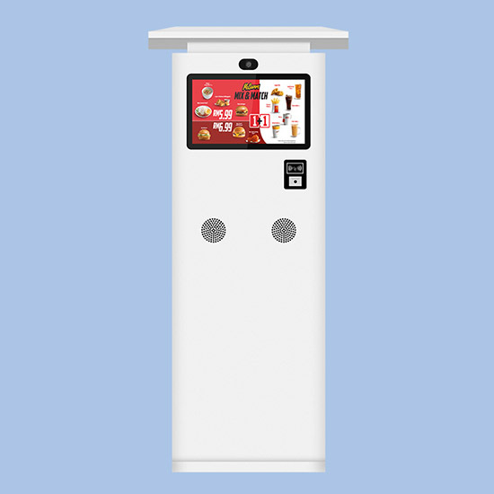 Kiosque à écran tactile extérieur robuste et résistant aux intempéries avec scanner et NFC