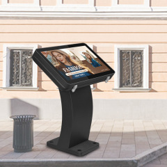 Horizontal outdoor touchscreen