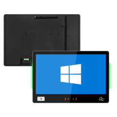 15 Inch Wall Mount Restaurant Ordering Android Windows Tablet With Barcode Scanner