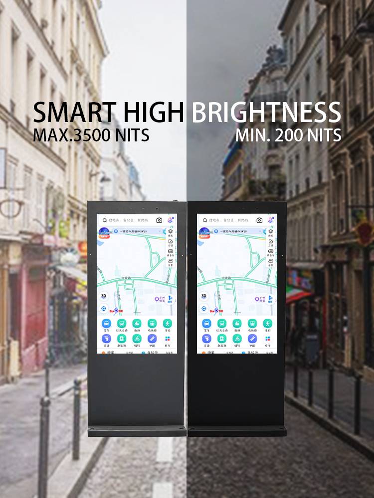 high brightness outdoor totem