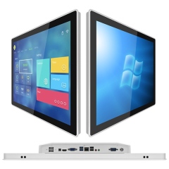Rugged Aluminum Fanless Industrial 19 Inch Square Touchscreen Monitor Display