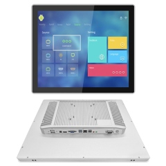 Rugged Aluminum Fanless Industrial 19 Inch Square Touchscreen Monitor Display