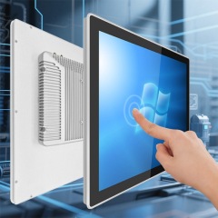Rugged Aluminum Fanless Industrial 19 Inch Square Touchscreen Monitor Display