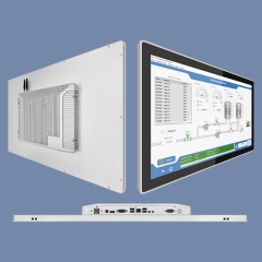 PC industrial con pantalla táctil Android, resistente y sin ventilador, de 23,8 pulgadas