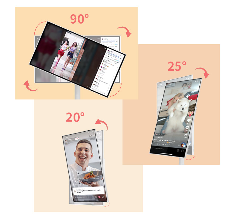 portable touchscreen monitor with stand