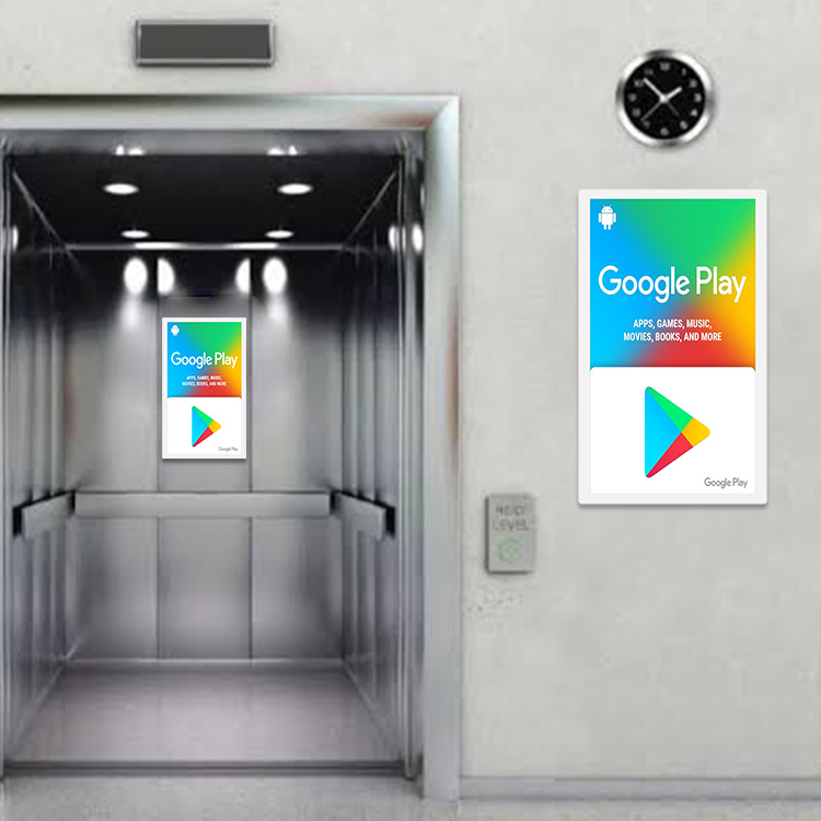 wall mounted lcd elevator display