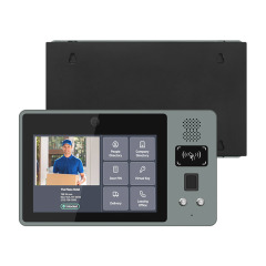 Interphone vidéo, contrôle d'accès, interphone de porte, écran tactile, panneau d'entrée PC 10 pouces