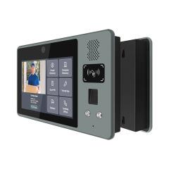 Interphone vidéo, contrôle d'accès, interphone de porte, écran tactile, panneau d'entrée PC 10 pouces