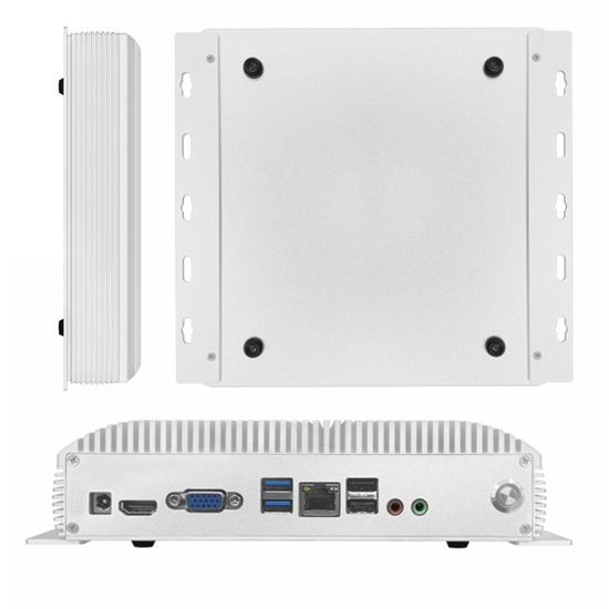 Aluminum Alloy Industrial Embedded Computer Rugged Mini Computer Windows 10