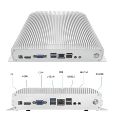Aluminum Alloy Industrial Embedded Computer Rugged Mini Computer Windows 10